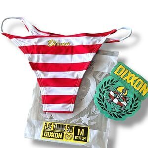 DIXXON Flannel Company American Flag Stars Stripes Bikini Bottoms Tanning Suit